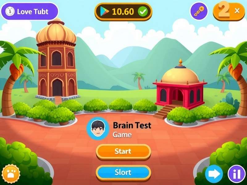 ब्रेन टेस्ट गेम का गेमप्ले स्क्रीनशॉट