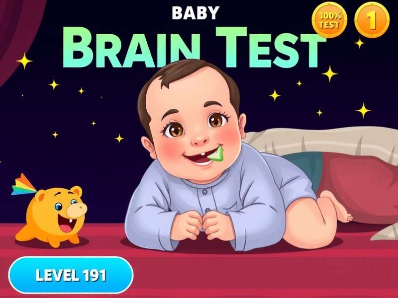 Brain Test Level 191 में बच्चे का स्क्रीनशॉट
