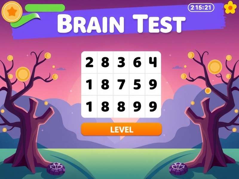 Brain Test Level 192 का स्क्रीनशॉट जिसमें रंगीन बटन दिख रहे हैं