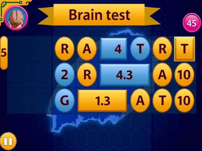 Brain Test version update history chart in Hindi