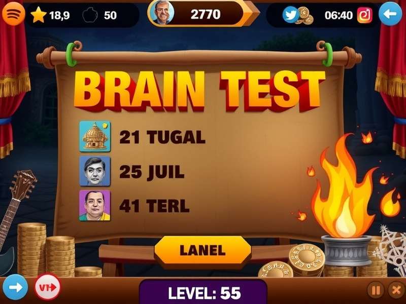 Brain Test Level 55 स्क्रीनशॉट - 'अपनी नाक खुजाओ' पहेली