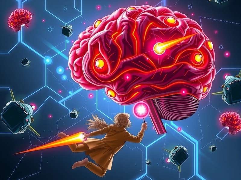 Brain Test game interface showing puzzle challenge