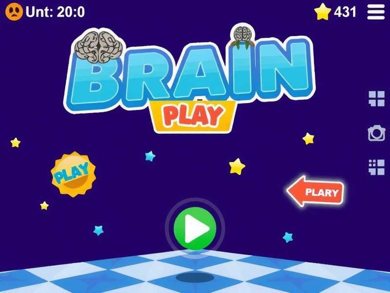 Collage of Brain Test gameplay screenshots showing various tricky levels