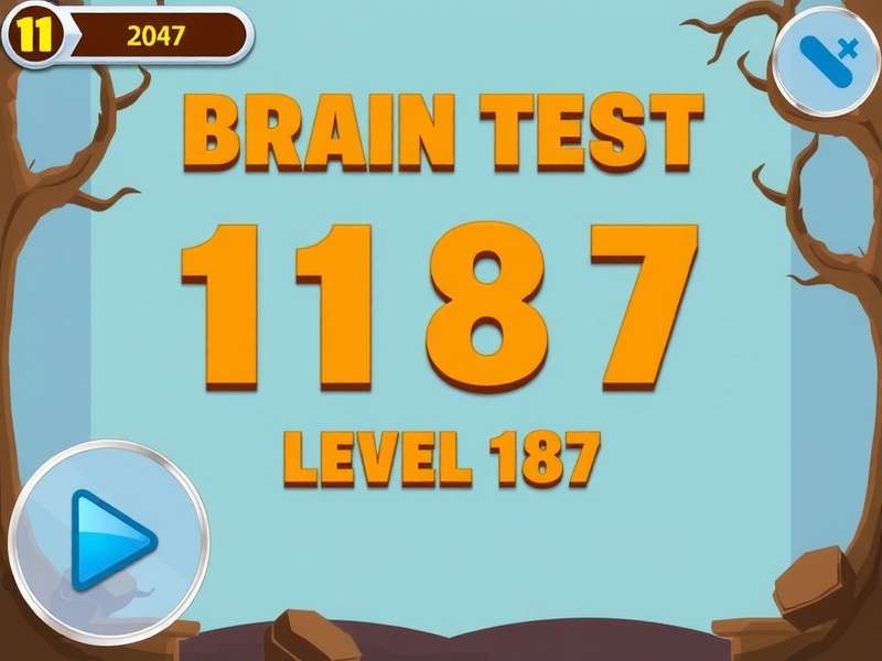 Brain Test Level 187 solution showing clouds disappearing