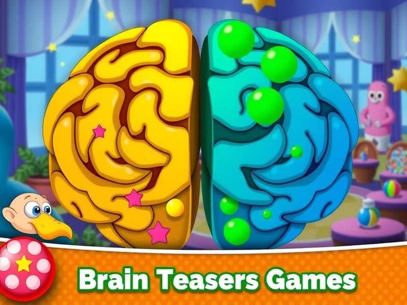 Collection of popular brain teaser games on mobile devices