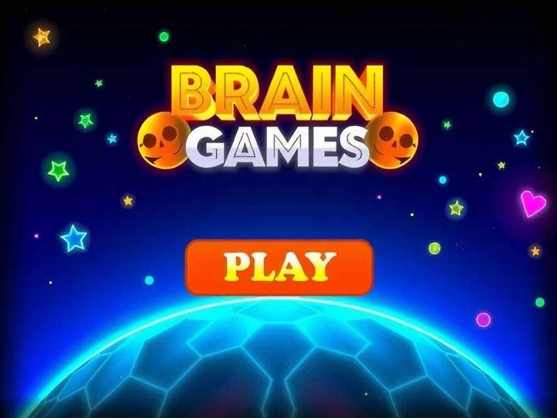 Brain Games Interface and Cognitive Puzzle Visualization