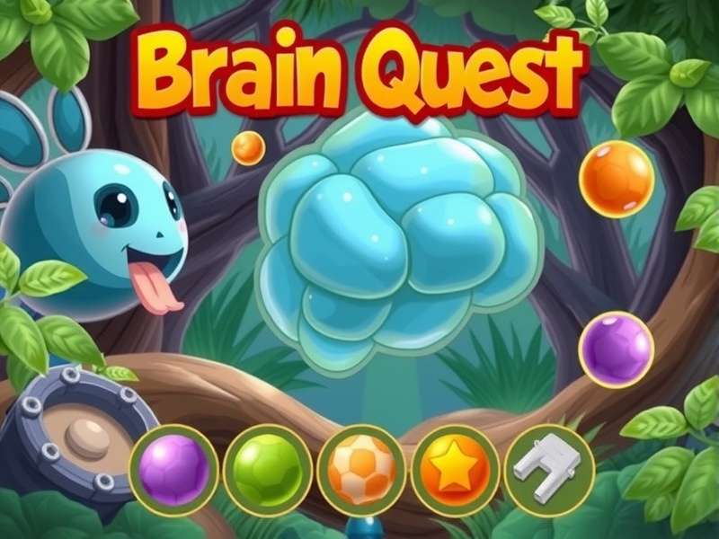 Brain Test gameplay interface showing various puzzle levels