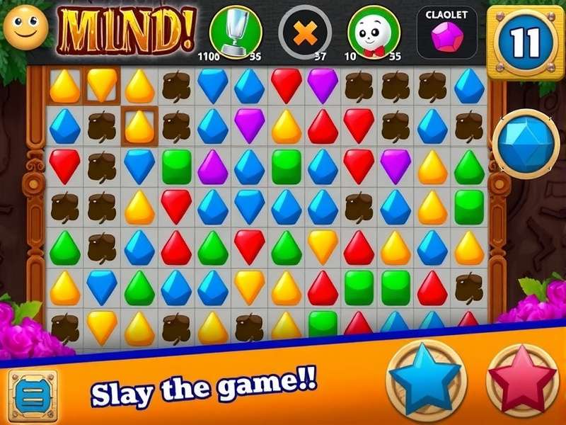 Person solving a brain puzzle on a tablet