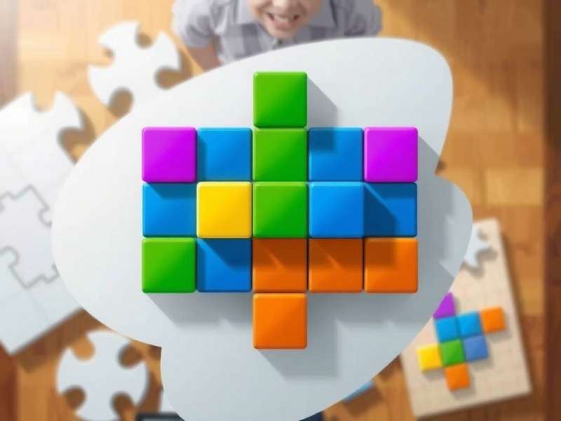 A diverse group of people solving mind puzzles together