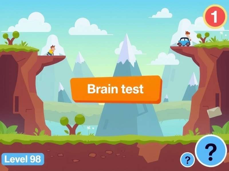 Brain Test Level 98 Solution - Sliding the box lid to reveal hidden ball