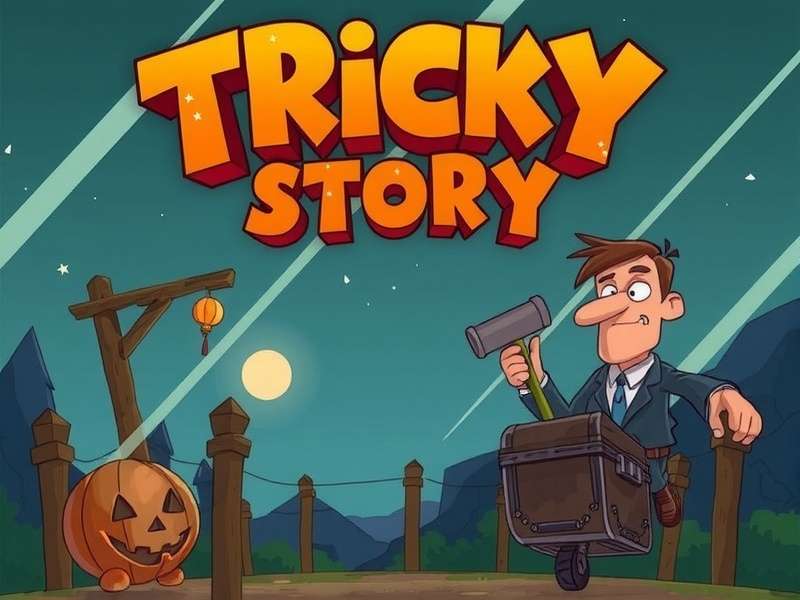 Brain Test Tricky Story gameplay screenshot showing a complex puzzle