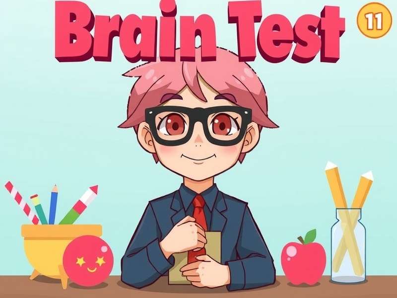 Brain Test Poki gameplay screenshot showing puzzle interface