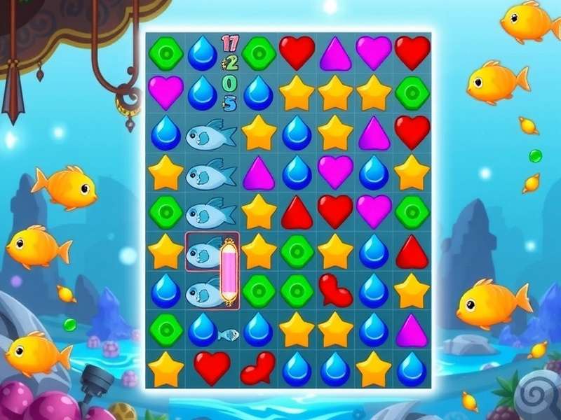 A person playing a brain puzzle game on a mobile phone, looking intrigued