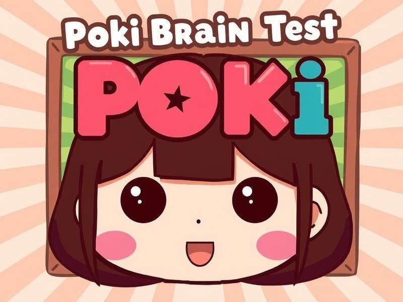 Infographic showing difficulty spikes across Poki Brain Test levels