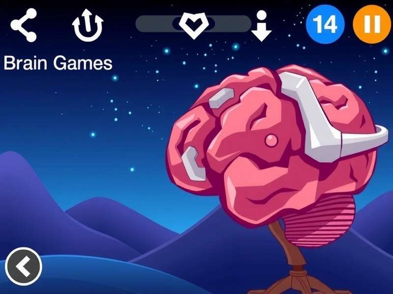 Desktop screen showing a brain puzzle game