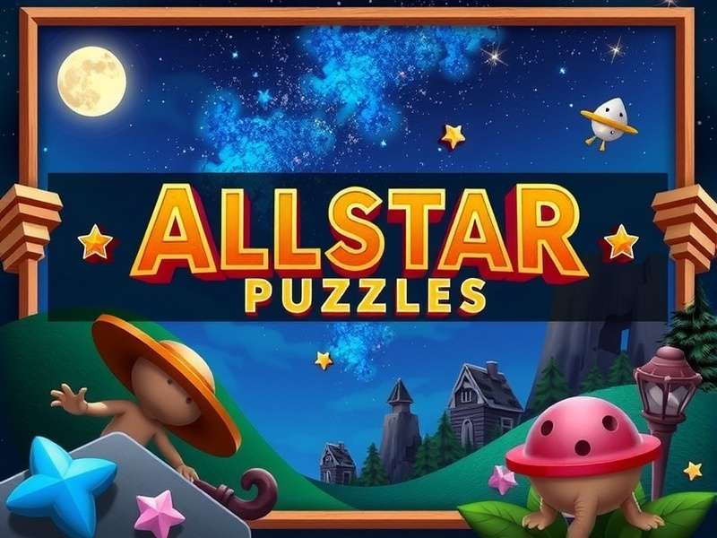 A person solving a colorful puzzle on a tablet, representing Brain Test gameplay