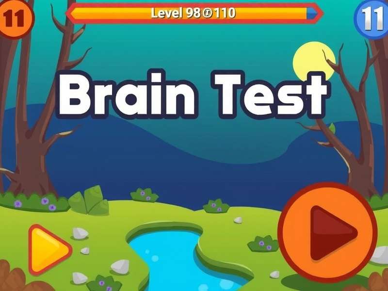 Brain Test Level 98 to 110 comprehensive visual walkthrough guide showing puzzle previews and solution hints