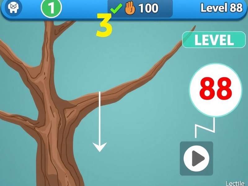 Brain Test 3 Level 88 puzzle screenshot showing hidden animals and interactive elements