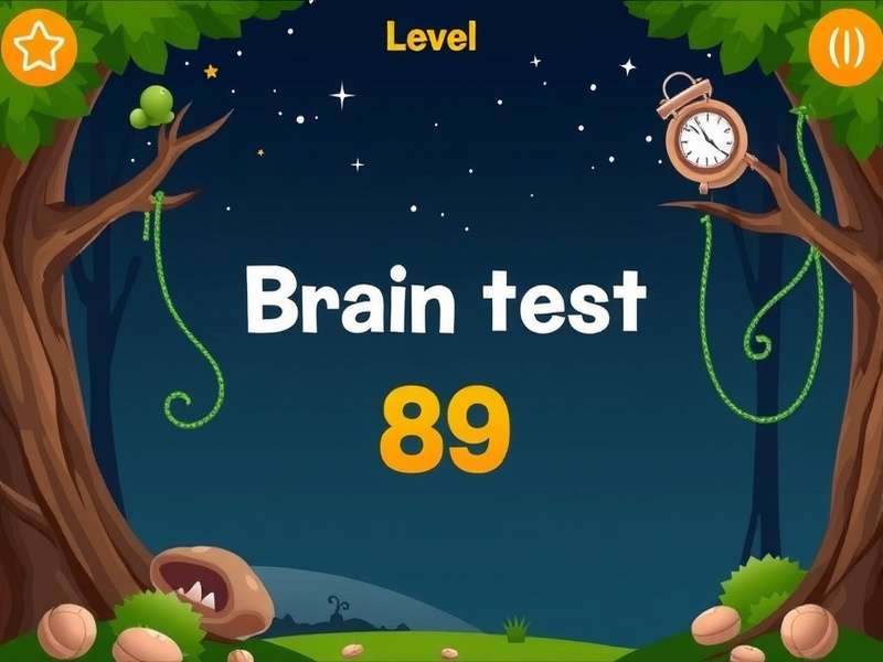 Brain Test 4 Level 89 gameplay screenshot showing the tricky puzzle interface with hidden clues