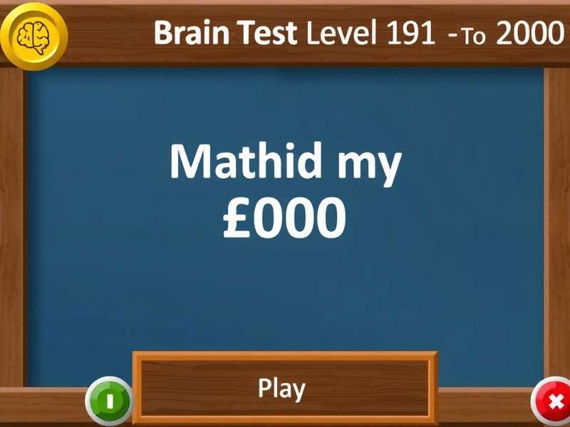 Brain Test game puzzle screenshot showing level 191 to 200 tricky questions