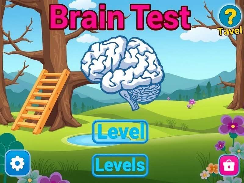 Brain Test Level 195 puzzle screenshot showing the tricky riddle with hidden mechanics