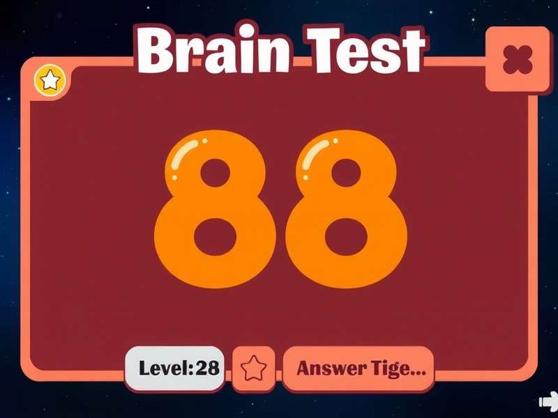 Brain Test Level 88 Answer – Tap the cat 3 times gameplay screenshot