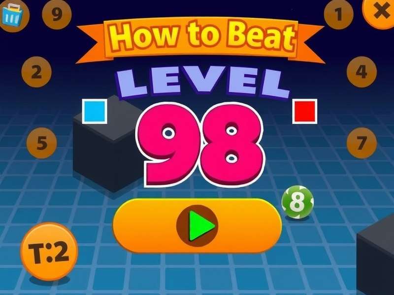 Brain Test Level 98 walkthrough showing the puzzle solution and hidden tap zones