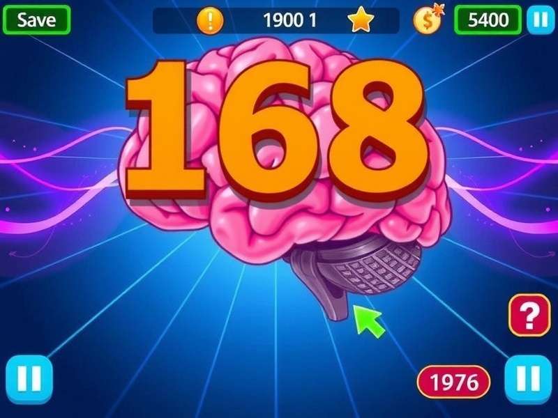 Brain Test Level 168 walkthrough showing cat and milk bowl with hidden long-press area marked